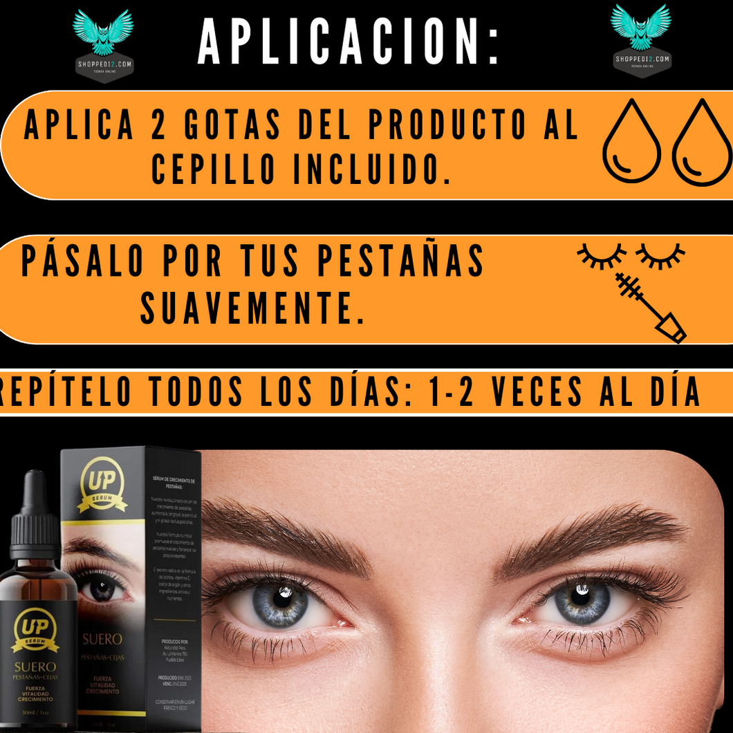 Serum UP Pro® Alargamiento de Pestañas y Cejas